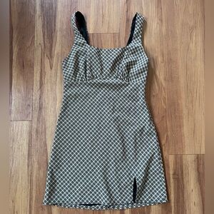 Le Lis Checkered Mini Dress